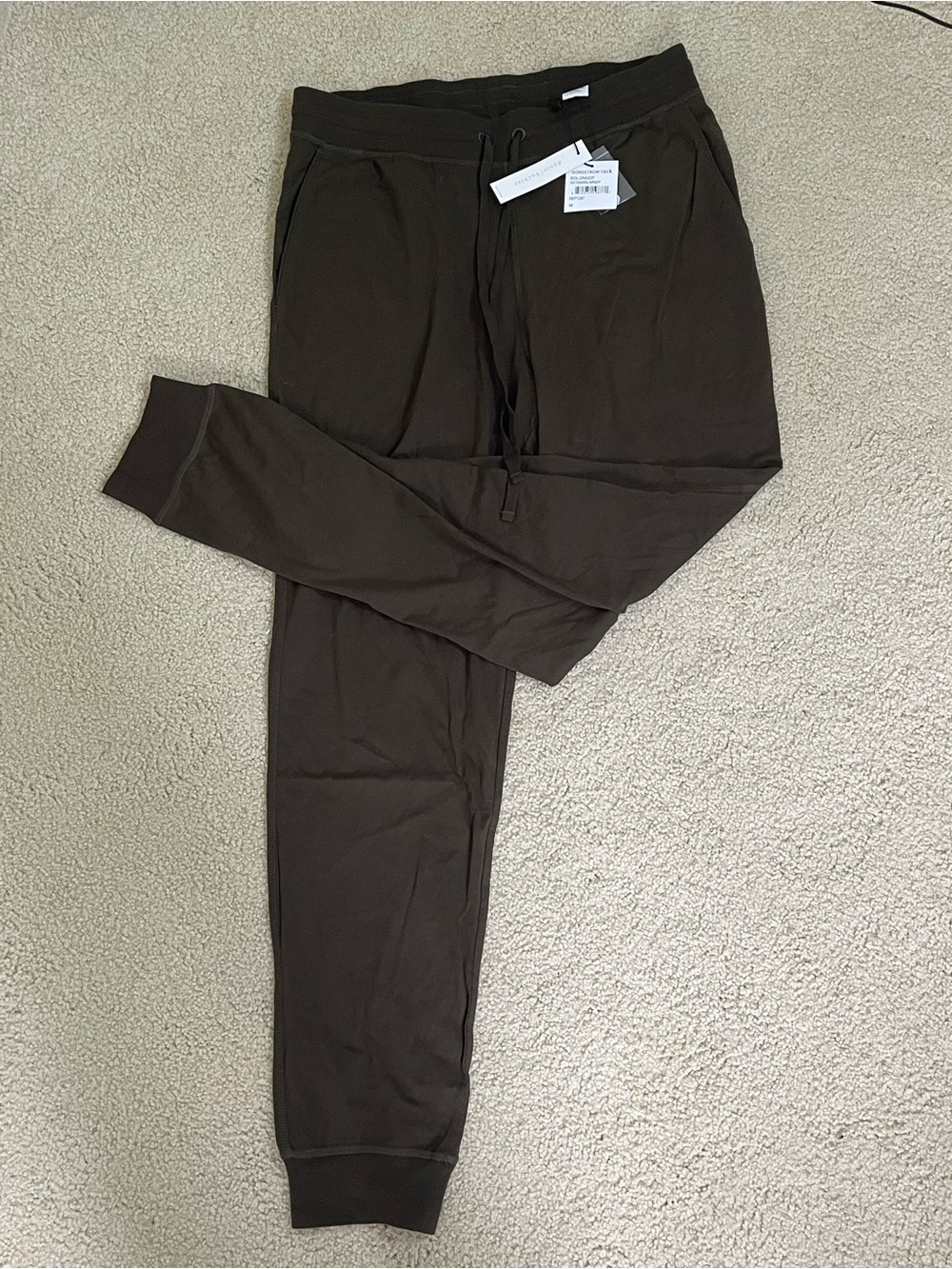 Danie Buchler Men's Dark Brown Jogger Pants - Drawstring Waist NWT